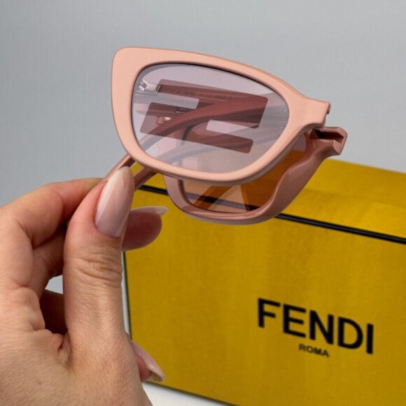 NEW FENDI SUNGLASSES, PINK CAT EYE WOMEN SUNGLASSES FENDI - Picture 4 of 6
